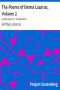 [Gutenberg 3473] • The Poems of Emma Lazarus, Volume 2 / Jewish poems: Translations